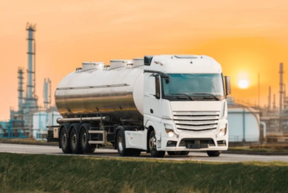 Oil tanker truck